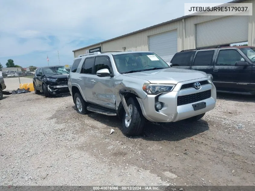 2014 Toyota 4Runner Sr5 Premium VIN: JTEBU5JR9E5179037 Lot: 40076066