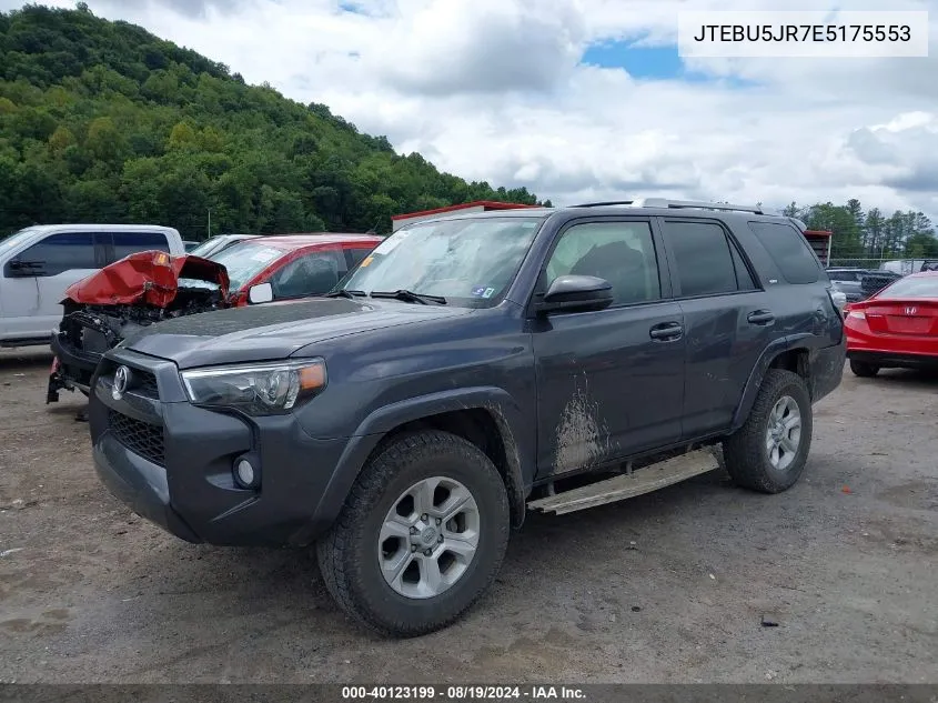 2014 Toyota 4Runner Sr5 VIN: JTEBU5JR7E5175553 Lot: 40123199