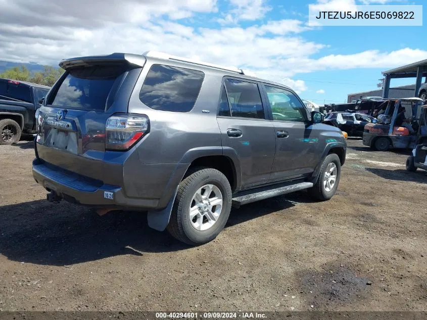 2014 Toyota 4Runner Limited/Sr5/Sr5 Premium VIN: JTEZU5JR6E5069822 Lot: 40294601