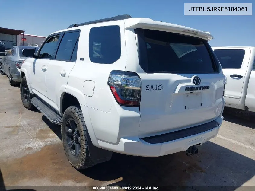 JTEBU5JR9E5184061 2014 Toyota 4Runner Sr5 Premium