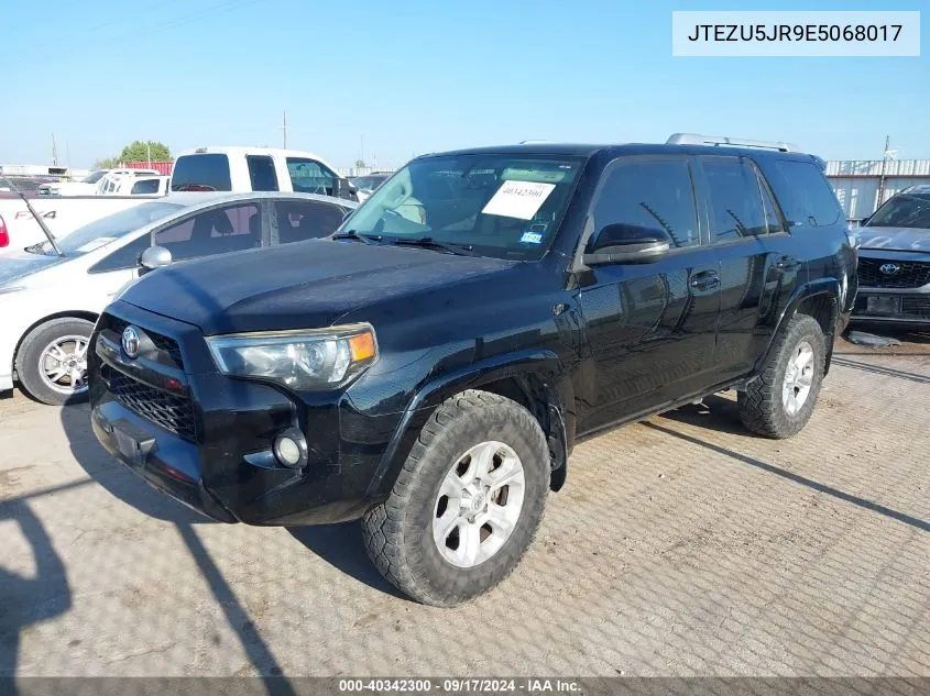 2014 Toyota 4Runner Sr5 Premium VIN: JTEZU5JR9E5068017 Lot: 40342300