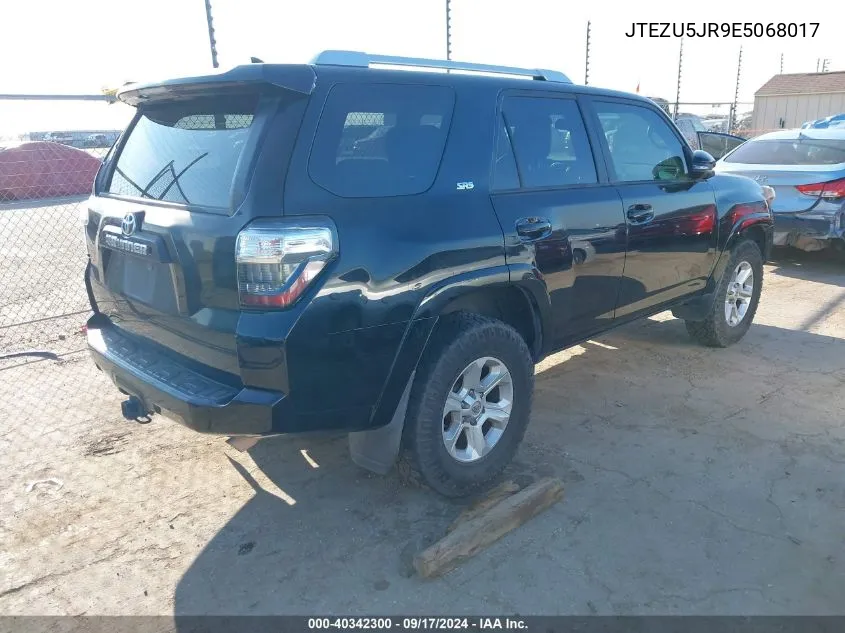 2014 Toyota 4Runner Sr5 Premium VIN: JTEZU5JR9E5068017 Lot: 40342300