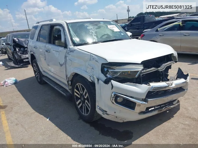 JTEZU5JR8E5081325 2014 Toyota 4Runner Limited