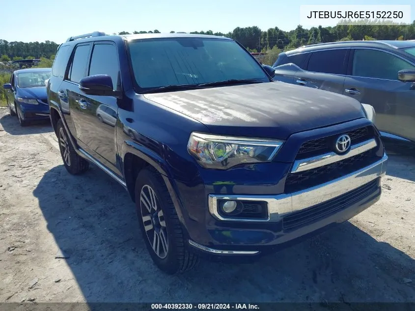 JTEBU5JR6E5152250 2014 Toyota 4Runner Limited