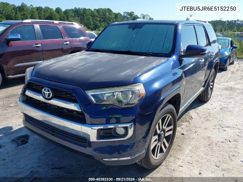 JTEBU5JR6E5152250 2014 Toyota 4Runner Limited