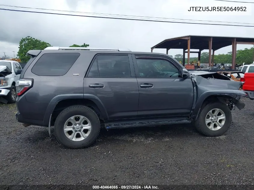 2014 Toyota 4Runner Limited/Sr5/Sr5 Premium VIN: JTEZU5JR5E5064952 Lot: 40464085