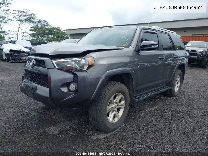 2014 Toyota 4Runner Limited/Sr5/Sr5 Premium VIN: JTEZU5JR5E5064952 Lot: 40464085