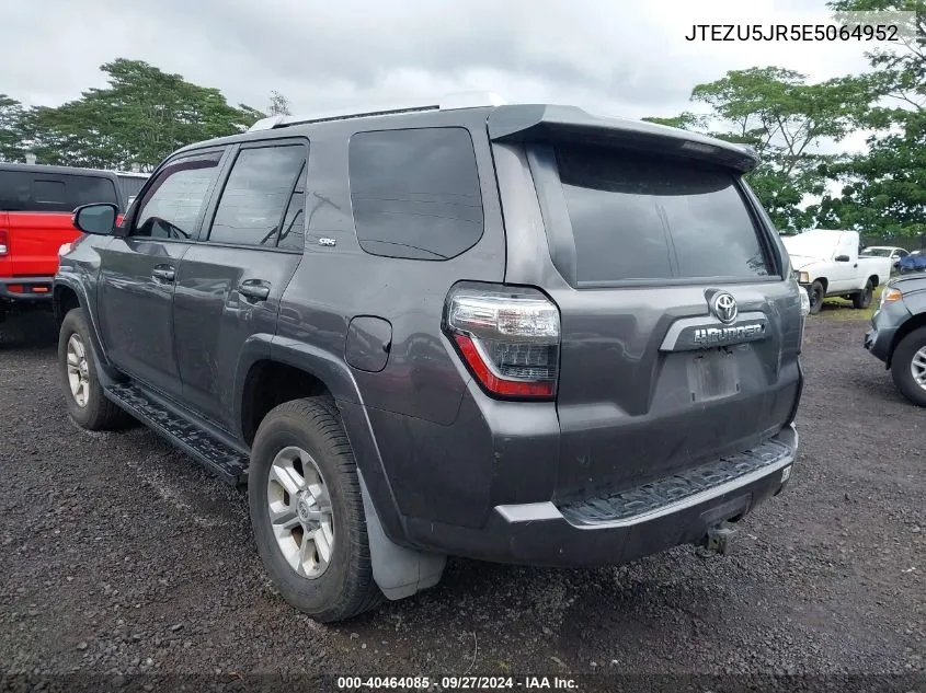 2014 Toyota 4Runner Limited/Sr5/Sr5 Premium VIN: JTEZU5JR5E5064952 Lot: 40464085