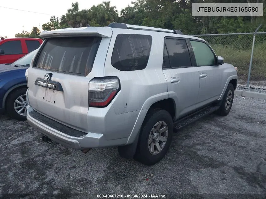 JTEBU5JR4E5165580 2014 Toyota 4Runner Sr5/Limited/Trail