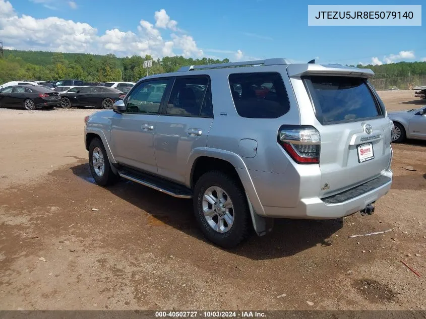 2014 Toyota 4Runner Sr5 VIN: JTEZU5JR8E5079140 Lot: 40502727