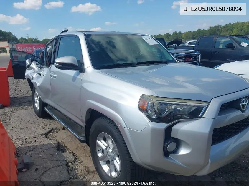 JTEZU5JR0E5078094 2014 Toyota 4Runner Sr5 Premium