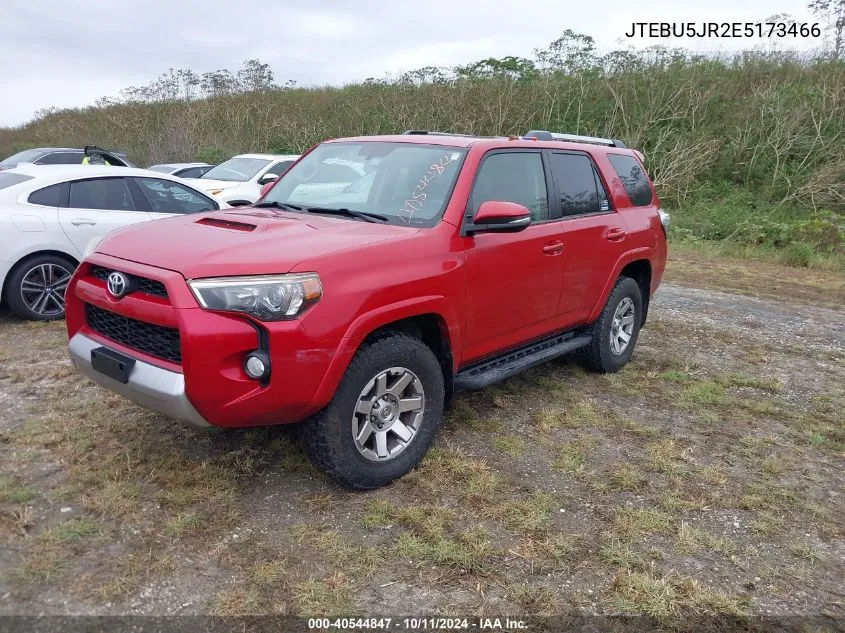 2014 Toyota 4Runner Trail Premium VIN: JTEBU5JR2E5173466 Lot: 40544847