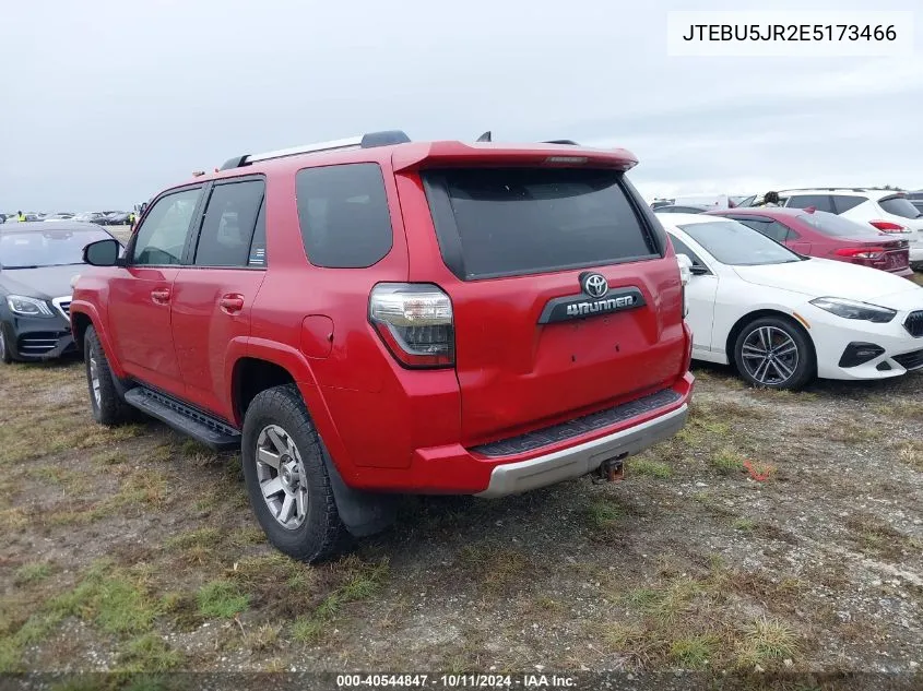 2014 Toyota 4Runner Trail Premium VIN: JTEBU5JR2E5173466 Lot: 40544847