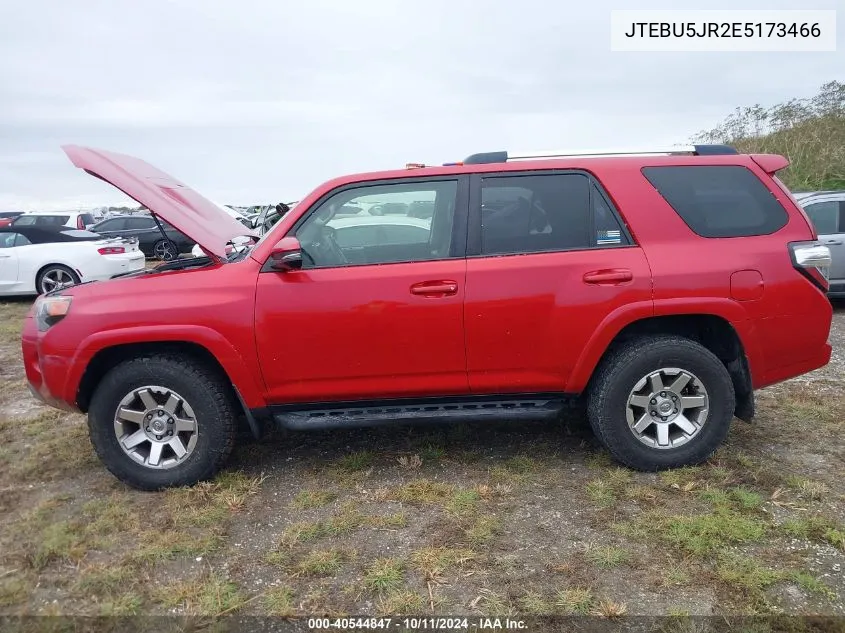 2014 Toyota 4Runner Trail Premium VIN: JTEBU5JR2E5173466 Lot: 40544847