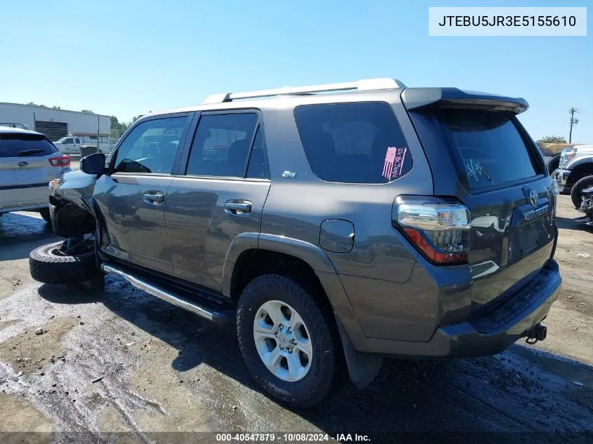 JTEBU5JR3E5155610 2014 Toyota 4Runner Sr5