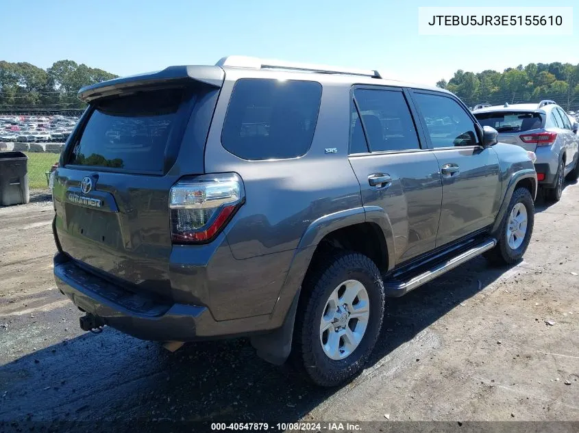 JTEBU5JR3E5155610 2014 Toyota 4Runner Sr5