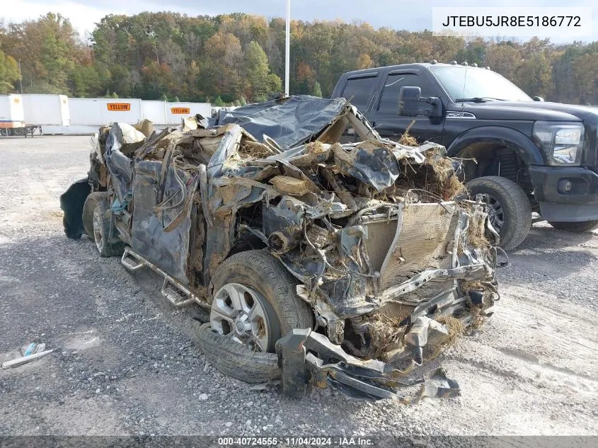 2014 Toyota 4Runner Sr5 VIN: JTEBU5JR8E5186772 Lot: 40724555