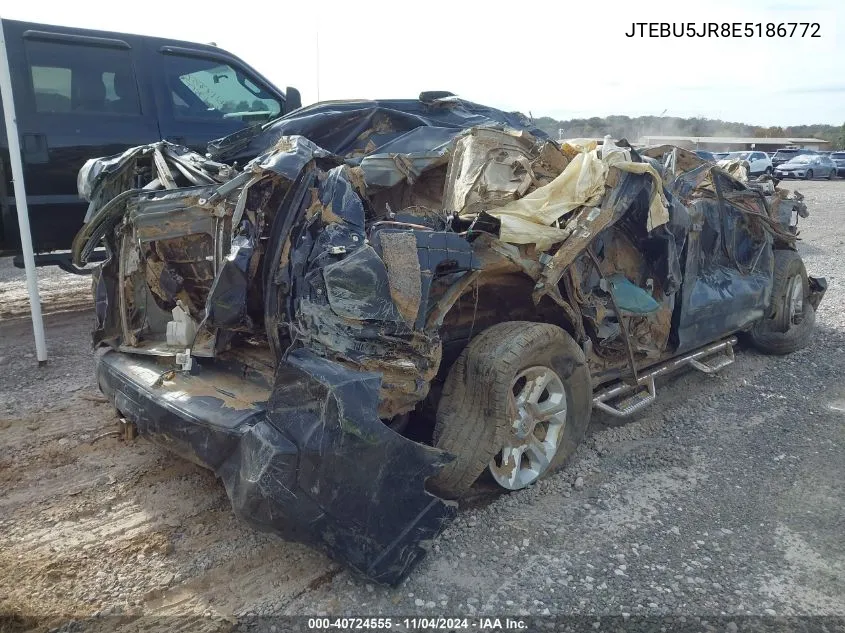 2014 Toyota 4Runner Sr5 VIN: JTEBU5JR8E5186772 Lot: 40724555