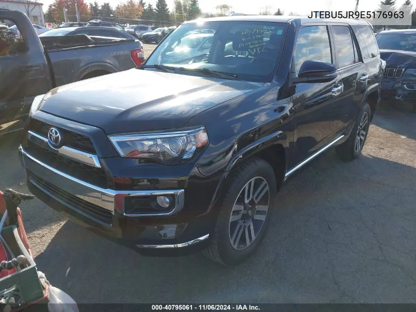 2014 Toyota 4Runner Limited VIN: JTEBU5JR9E5176963 Lot: 40795061