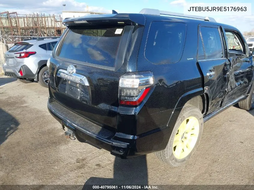 2014 Toyota 4Runner Limited VIN: JTEBU5JR9E5176963 Lot: 40795061