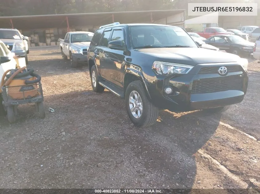 2014 Toyota 4Runner Sr5 VIN: JTEBU5JR6E5196832 Lot: 40823852