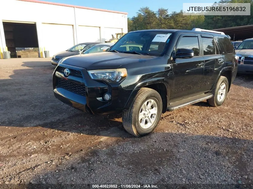 2014 Toyota 4Runner Sr5 VIN: JTEBU5JR6E5196832 Lot: 40823852