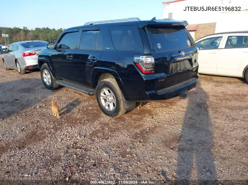 2014 Toyota 4Runner Sr5 VIN: JTEBU5JR6E5196832 Lot: 40823852