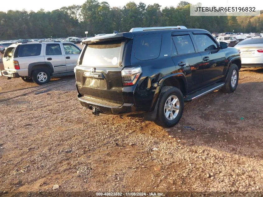 2014 Toyota 4Runner Sr5 VIN: JTEBU5JR6E5196832 Lot: 40823852