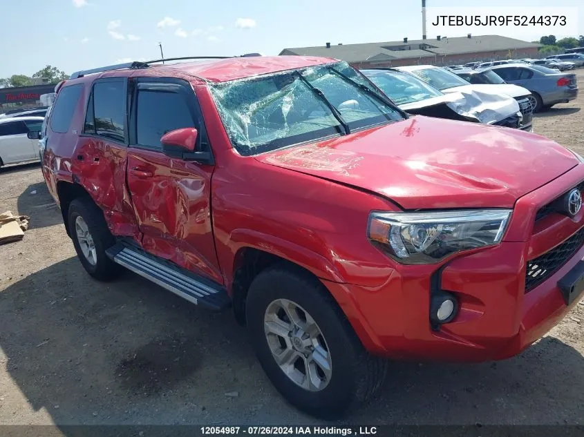 2015 Toyota 4Runner Sr5/Limited/Trail/Trd Pro VIN: JTEBU5JR9F5244373 Lot: 12054987