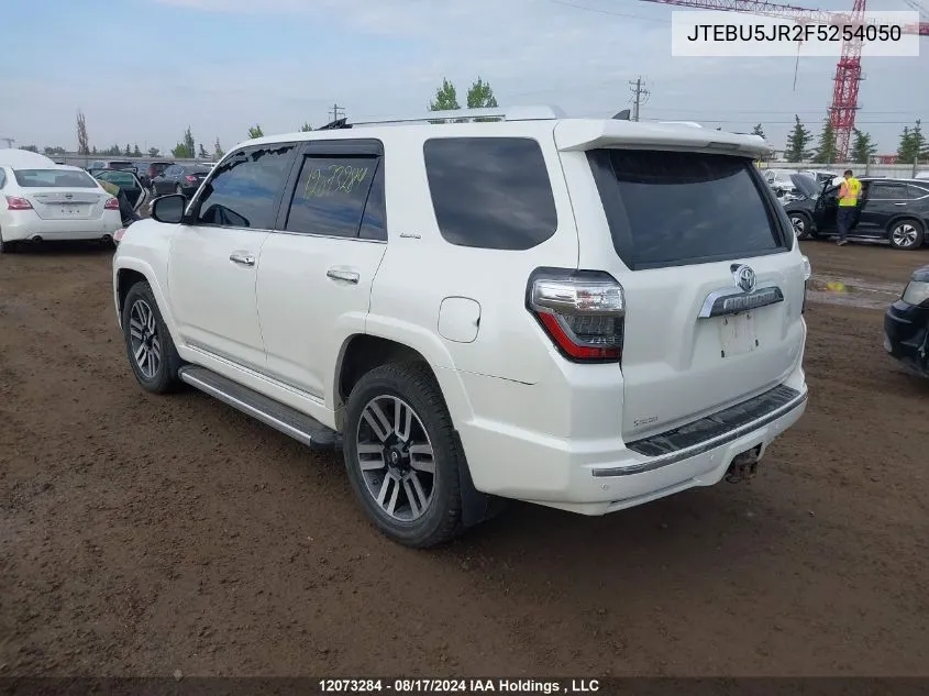 2015 Toyota 4Runner Sr5 V6 VIN: JTEBU5JR2F5254050 Lot: 12073284