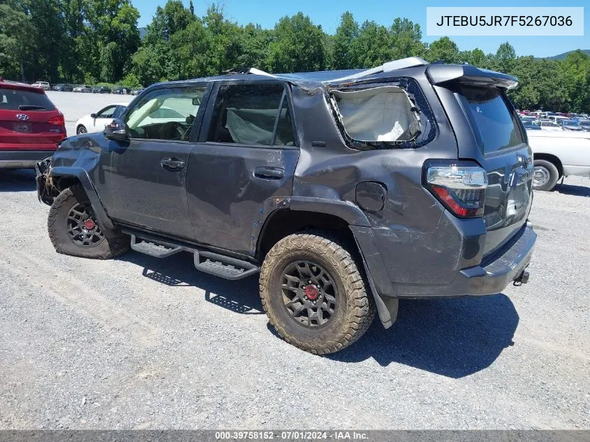 JTEBU5JR7F5267036 2015 Toyota 4Runner Sr5 Premium