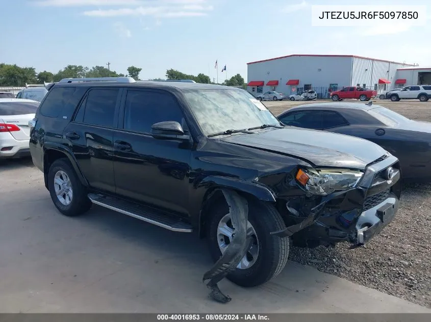 2015 Toyota 4Runner Sr5 VIN: JTEZU5JR6F5097850 Lot: 40016953