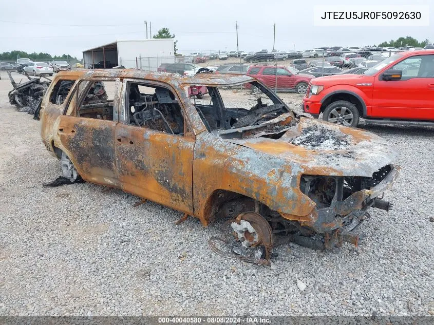 JTEZU5JR0F5092630 2015 Toyota 4Runner Sr5 Premium