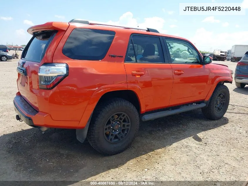 JTEBU5JR4F5220448 2015 Toyota 4Runner Trd Pro