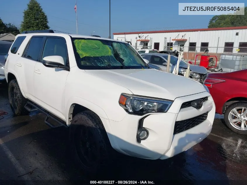 JTEZU5JR0F5085404 2015 Toyota 4Runner Sr5