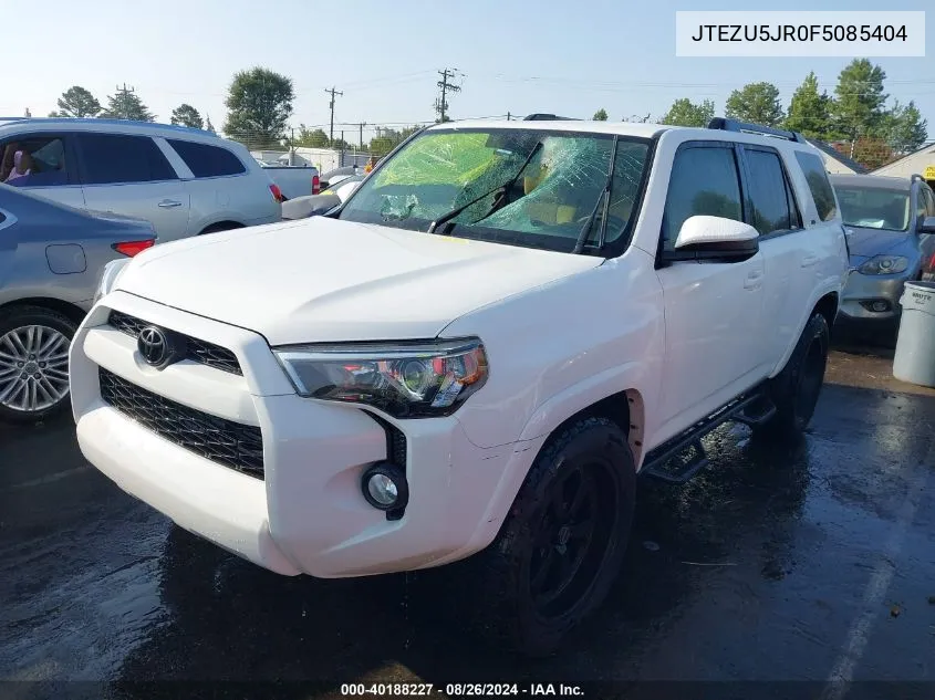 2015 Toyota 4Runner Sr5 VIN: JTEZU5JR0F5085404 Lot: 40188227