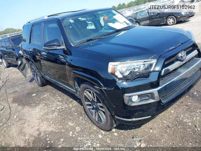 JTEZU5JR0F5102962 2015 Toyota 4Runner Limited