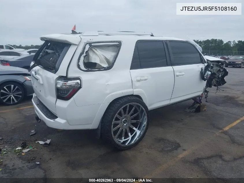 JTEZU5JR5F5108160 2015 Toyota 4Runner Sr5/Limited