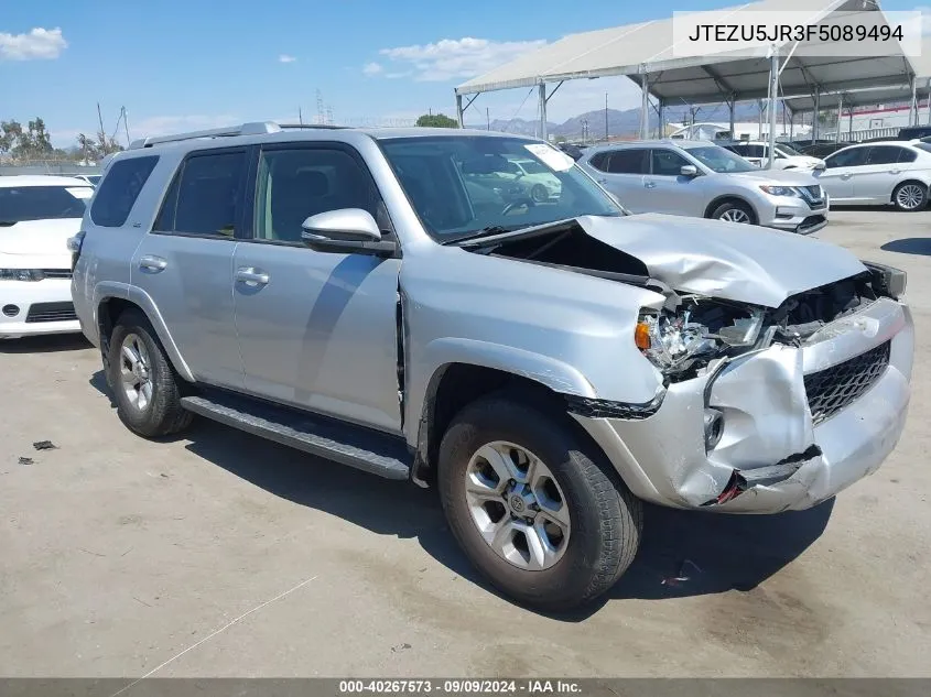 2015 Toyota 4Runner Sr5 Premium VIN: JTEZU5JR3F5089494 Lot: 40267573