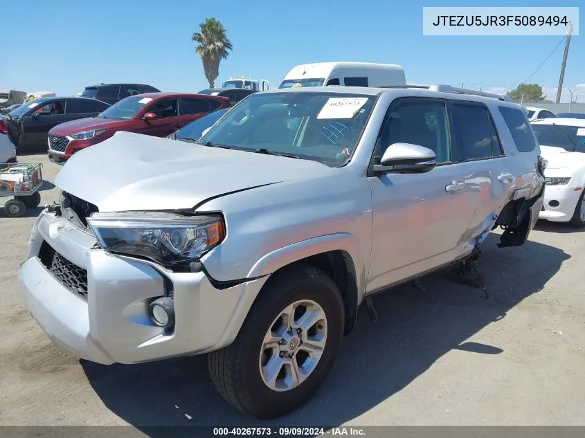 2015 Toyota 4Runner Sr5 Premium VIN: JTEZU5JR3F5089494 Lot: 40267573