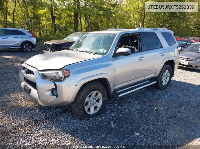 2015 Toyota 4Runner Sr5/Limited/Trail/Trd Pro VIN: JTEBU5JRXF5253339 Lot: 40320265