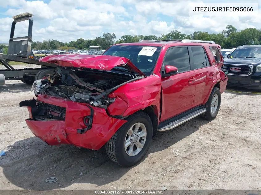 2015 Toyota 4Runner Sr5/Limited VIN: JTEZU5JR1F5095066 Lot: 40321127