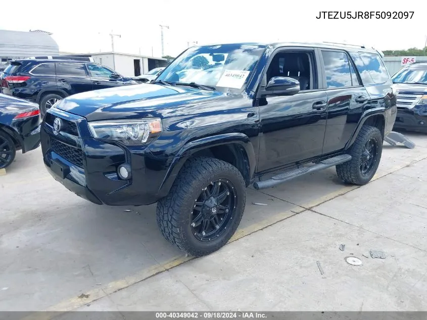 2015 Toyota 4Runner Sr5 Premium VIN: JTEZU5JR8F5092097 Lot: 40349042