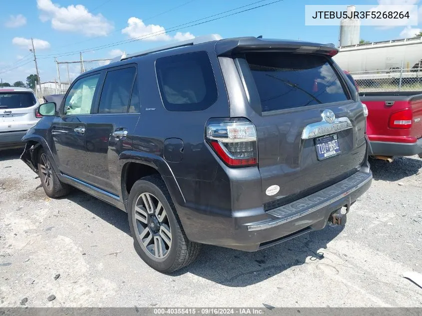 JTEBU5JR3F5268264 2015 Toyota 4Runner Limited