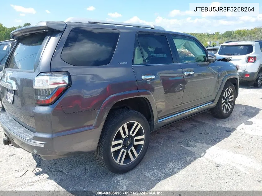 JTEBU5JR3F5268264 2015 Toyota 4Runner Limited