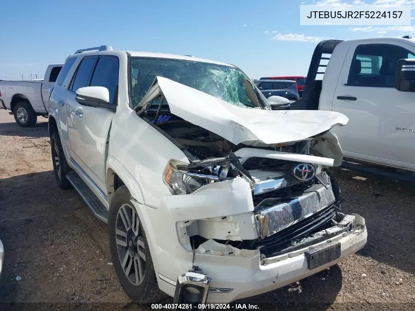 JTEBU5JR2F5224157 2015 Toyota 4Runner Limited