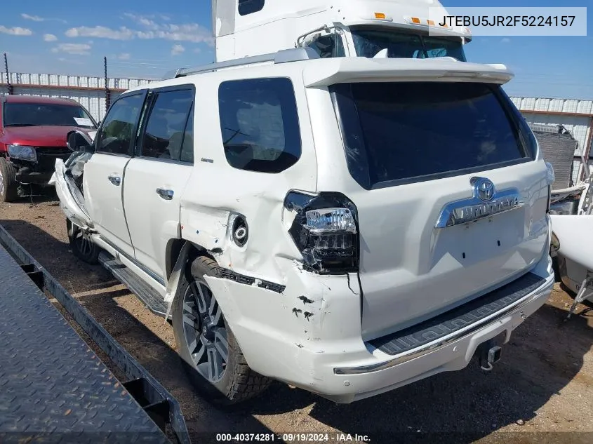 JTEBU5JR2F5224157 2015 Toyota 4Runner Limited