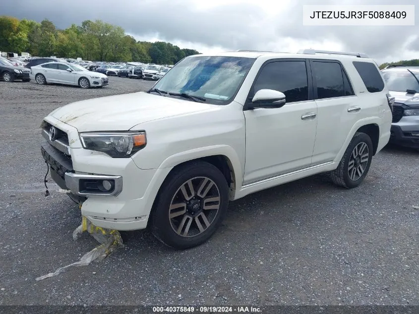 2015 Toyota 4Runner Limited VIN: JTEZU5JR3F5088409 Lot: 40375849