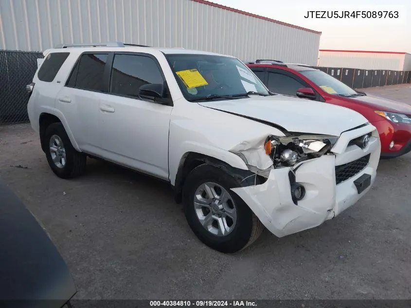 2015 Toyota 4Runner Sr5 VIN: JTEZU5JR4F5089763 Lot: 40384810