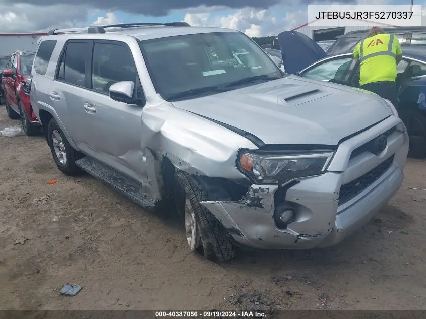 JTEBU5JR3F5270337 2015 Toyota 4Runner Trail